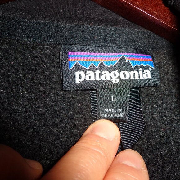 MAKE OFFER! Patagonia Women's Better Sweater 1/4 Zip Fleece L Black Stand Collar - Picture 1 of 14